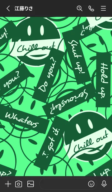 [LINE着せ替え] トーキング スマイル 38の画像2