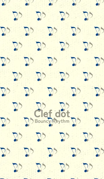 [LINE着せ替え] Clef dot ローヤルブルーの画像1