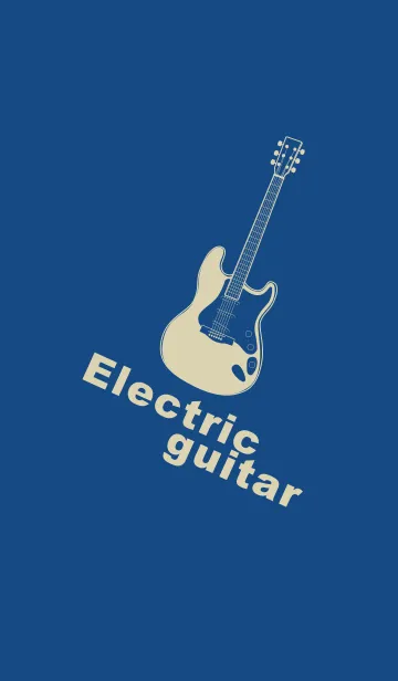 [LINE着せ替え] ELECTRIC GUITAR CLR 紺瑠璃の画像1