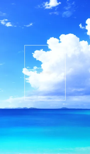 [LINE着せ替え] Ocean Theme - 012 WHの画像1