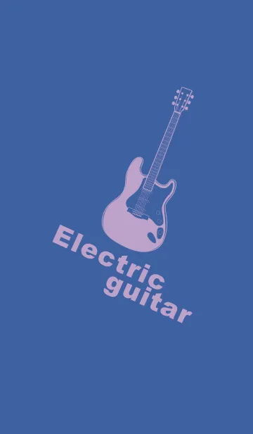 [LINE着せ替え] ELECTRIC GUITAR CLR Hidrange blueの画像1