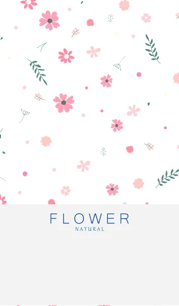 [LINE着せ替え] FLOWER WHITE -NATURAL- 20の画像1