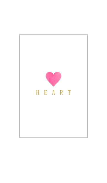 [LINE着せ替え] watercolor pink-HEART 55の画像1