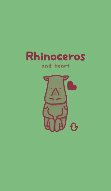 [LINE着せ替え] サイとハート 浅葱鼠の画像1