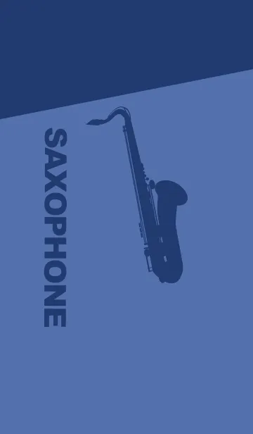 [LINE着せ替え] Saxophone CLR ラベンダーブルーの画像1