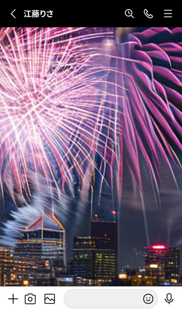 [LINE着せ替え] 花火#GU19。の画像2