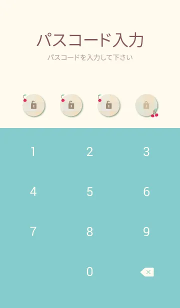 [LINE着せ替え] チェック柄 さくらんぼ29の画像4