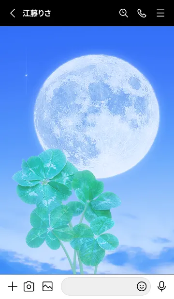 [LINE着せ替え] Real Lucky Clovers Full Moon #1-37の画像2