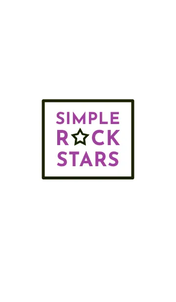 [LINE着せ替え] シンプル ロック スター 120の画像1