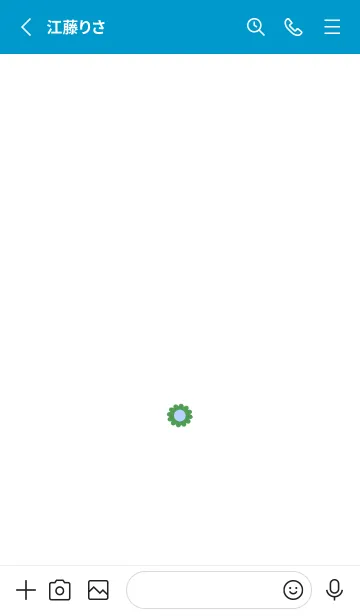 [LINE着せ替え] ミニ フラワー __7の画像2