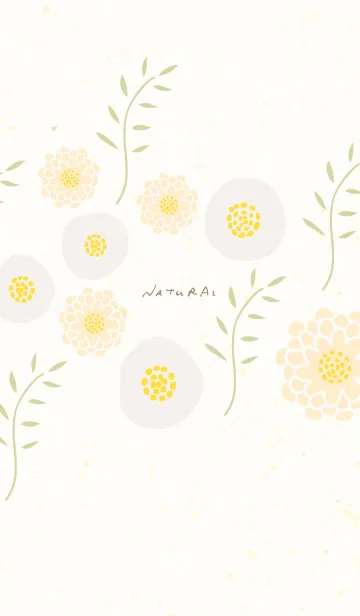 [LINE着せ替え] 丸くて可愛い花10の画像1