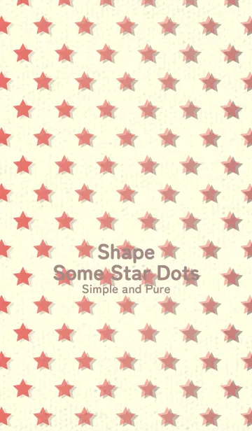 [LINE着せ替え] 星のドッドきせかえ ポピーレッドの画像1