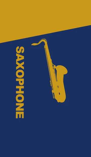 [LINE着せ替え] Saxophone CLR 紺青の画像1