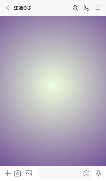 [LINE着せ替え] パステルグリーン3●江戸紫.TKCの画像2