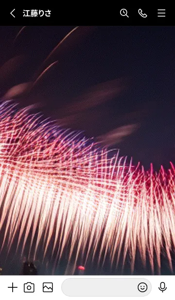 [LINE着せ替え] 夏夜のカケラ#GZ06。の画像2