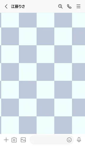 [LINE着せ替え] くすみブルー■アズール.TKCの画像2