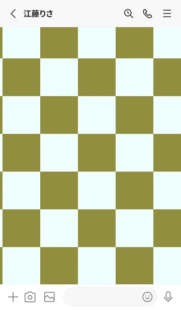 [LINE着せ替え] 鶯色■アズール.TKCの画像2