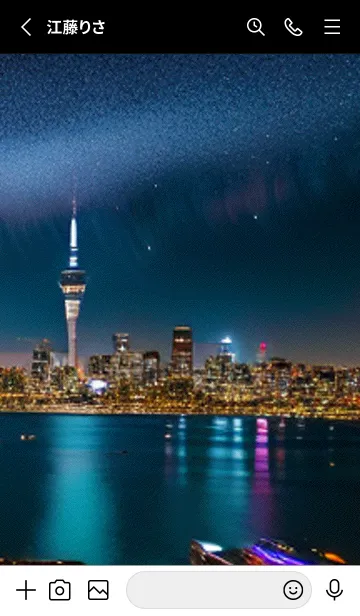 [LINE着せ替え] 夏夜のカケラ#GZ03。の画像2