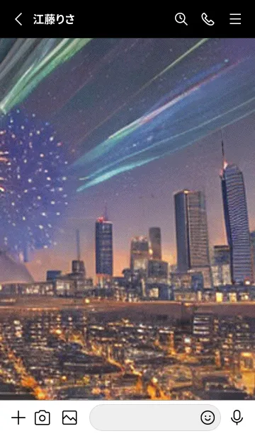 [LINE着せ替え] 夏夜のカケラ#GX030。の画像2