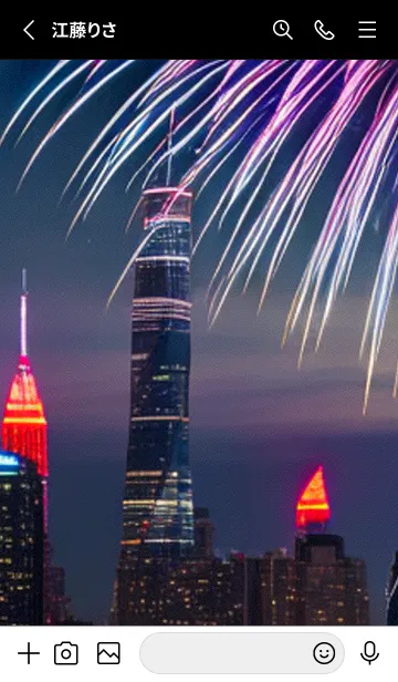 [LINE着せ替え] 夏夜のカケラ#GaA04。の画像2