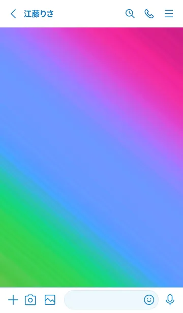 [LINE着せ替え] グラデーション ミニ スター 257の画像2