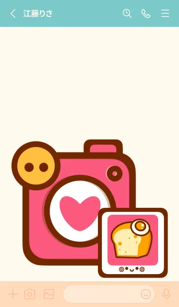 [LINE着せ替え] Lovely polaroid 5の画像2