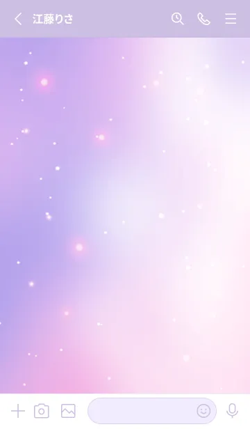 [LINE着せ替え] DREAM GRADATION Pink&Purple 8の画像2