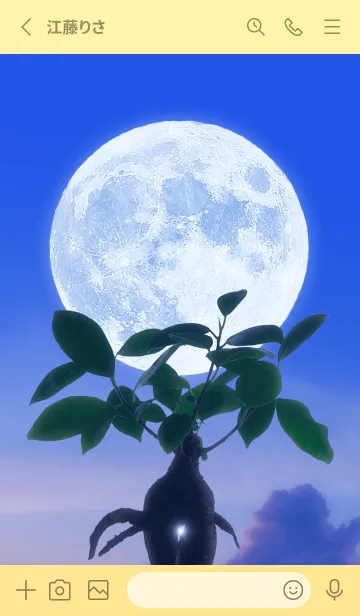 [LINE着せ替え] 多幸の木と満月 #1-20の画像2