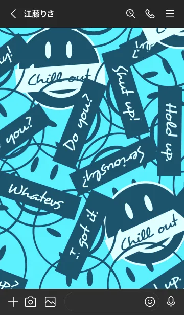 [LINE着せ替え] トーキング スマイル 40の画像2