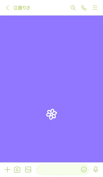 [LINE着せ替え] ミニ フラワー _147の画像2