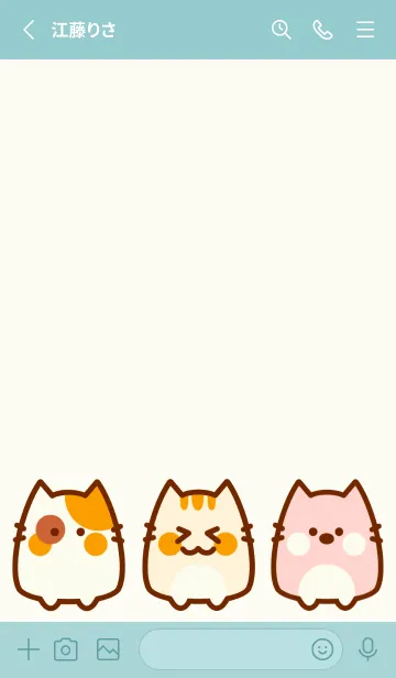 [LINE着せ替え] Meow Meow themeの画像2