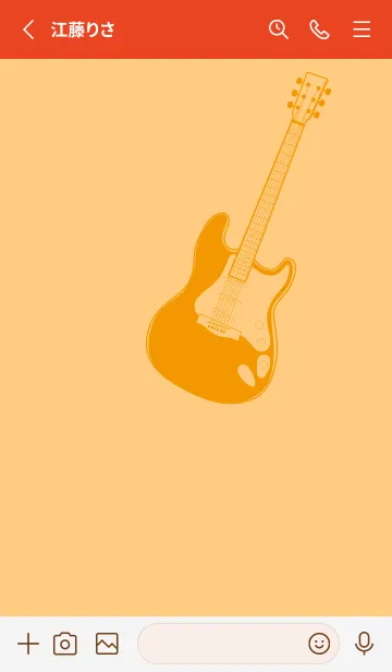 [LINE着せ替え] ELECTRIC GUITAR CLR ゴールデンコーンの画像2