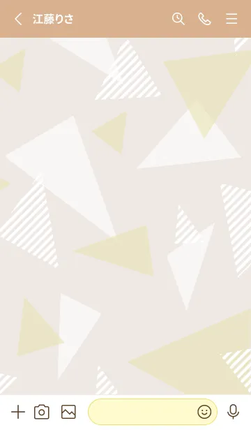 [LINE着せ替え] オシャレな三角28の画像2