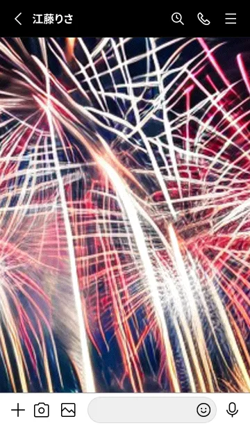 [LINE着せ替え] 夏夜のカケラ#GaB03。の画像2