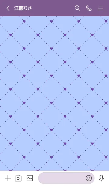 [LINE着せ替え] ハート レース 45の画像2