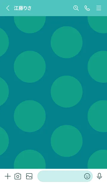 [LINE着せ替え] シンプル ドット _12の画像2