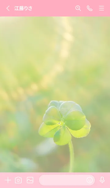 [LINE着せ替え] 七つ葉のクローバー 無限の幸福 #5-8の画像2