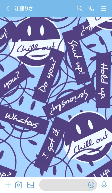 [LINE着せ替え] トーキング スマイル 42の画像2