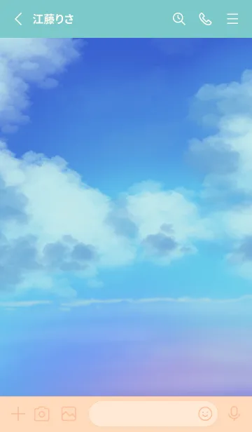 [LINE着せ替え] The Little Skyの画像2