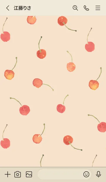 [LINE着せ替え] -Cherrys-の画像2