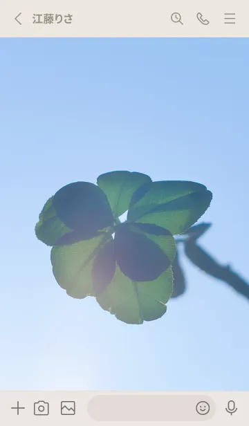 [LINE着せ替え] 7-Leaf Clover Infinite Happiness #11-8の画像2