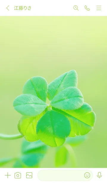 [LINE着せ替え] 七つ葉のクローバー 無限の幸福 #6-8の画像2