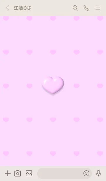 [LINE着せ替え] Cute Cute little Heart 2023の画像2