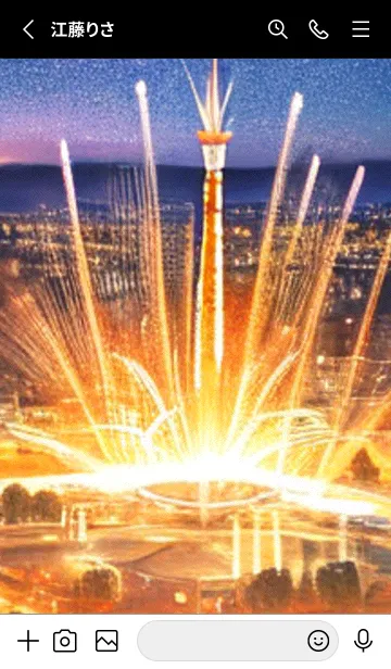 [LINE着せ替え] 夏夜のカケラ#HD05。の画像2