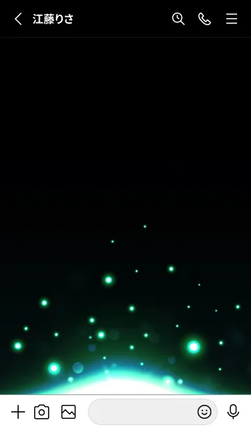 [LINE着せ替え] EMERALD-NIGHT 87の画像2