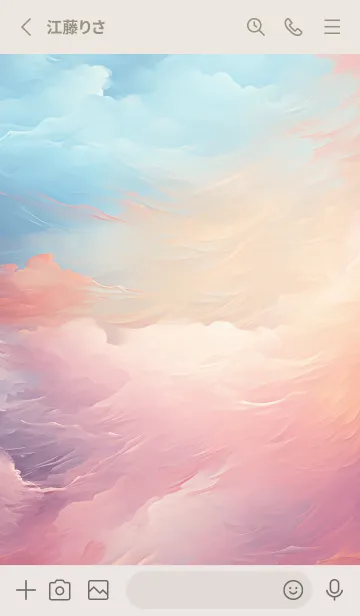 [LINE着せ替え] A Pastel Flowersの画像2