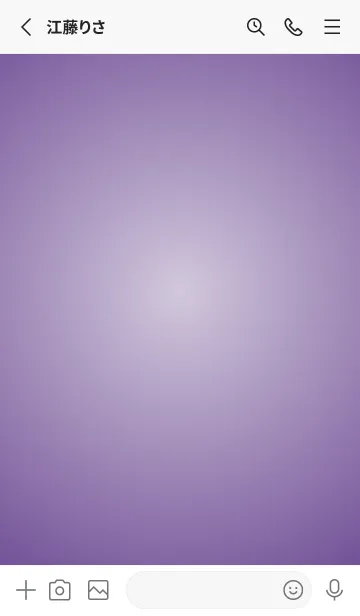 [LINE着せ替え] くすみパープル●江戸紫.TKCの画像2