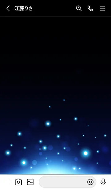 [LINE着せ替え] BLUELIGHT-NIGHT 102の画像2