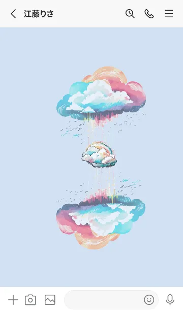 [LINE着せ替え] Cloud in the skyの画像2