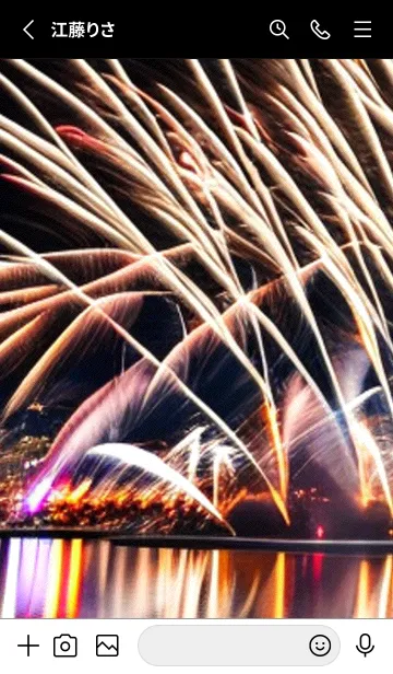 [LINE着せ替え] 夏夜のカケラ#HD022。の画像2